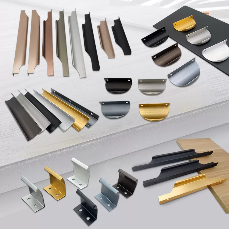 Custom aluminum home handles for wardrobe handles door handles cabinet handles