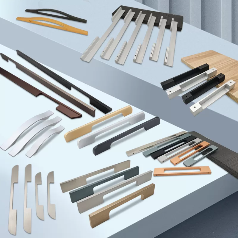 Custom aluminum home handles for wardrobe handles door handles cabinet handles