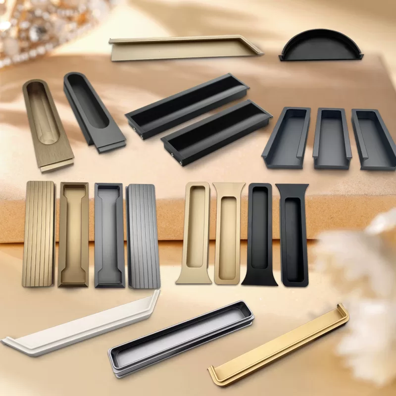 Custom aluminum home handles for wardrobe handles door handles cabinet handles