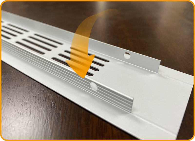 Anti-slip slot design