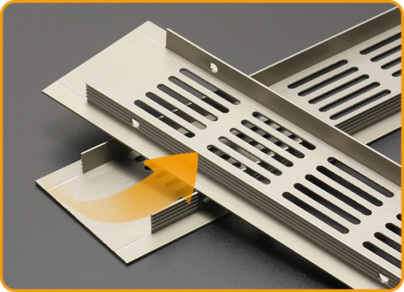 Anti-slip slot design