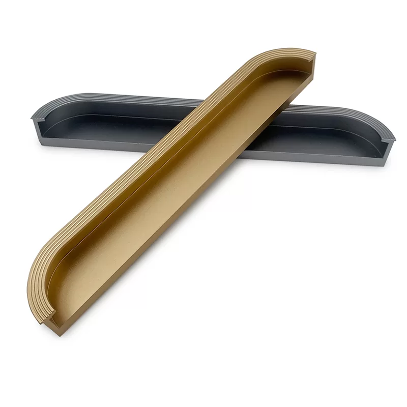 Recessed Zinc Cabinet Handles