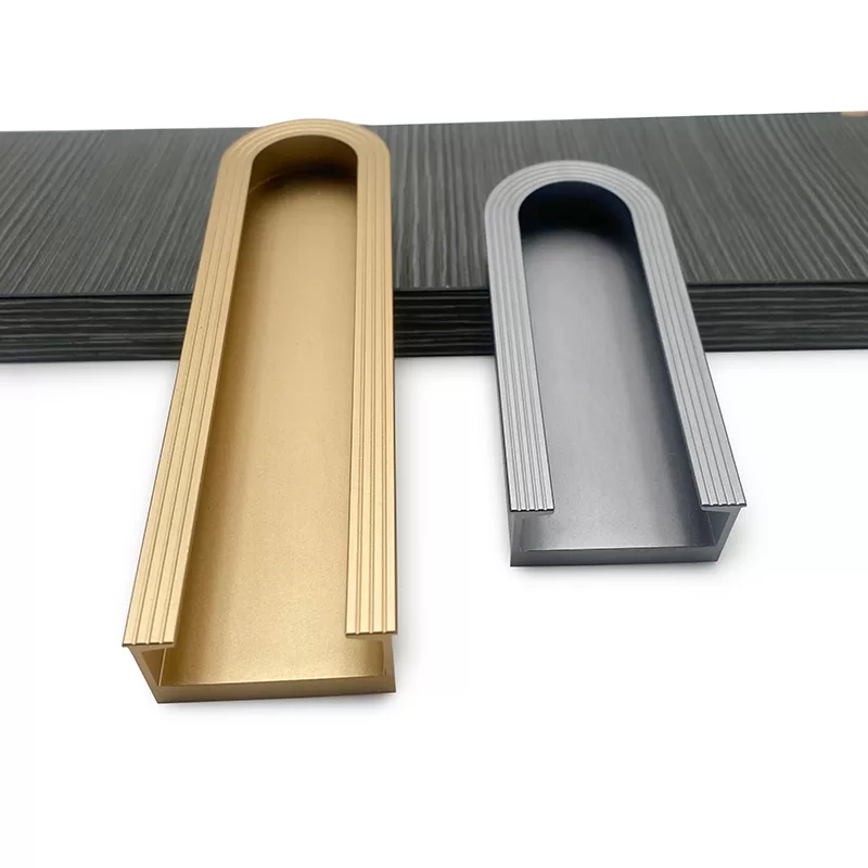 Recessed Aluminum Pull Handles